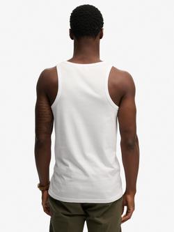 Superdry Essential Logo Vest Top - view 2, Optic
