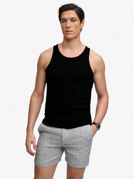 Superdry Essential Logo Vest Top, Black