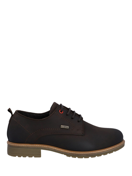 Hunter Jura Gibson Waterproof Leather Derby Shoes, Brown