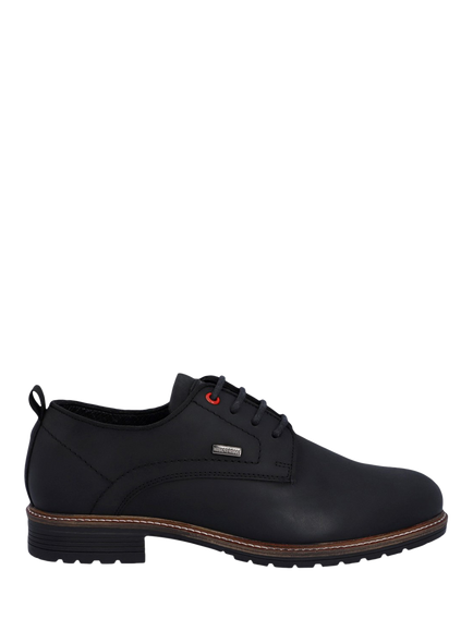 Hunter Jura Gibson Waterproof Leather Derby Shoes, Black
