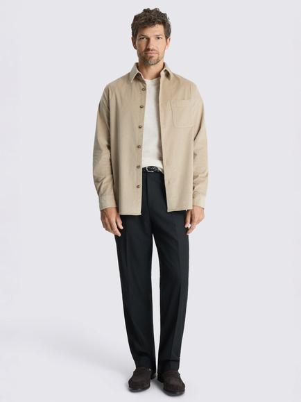 Moss Corduroy Overshirt, Light Taupe - view 2, Light Taupe