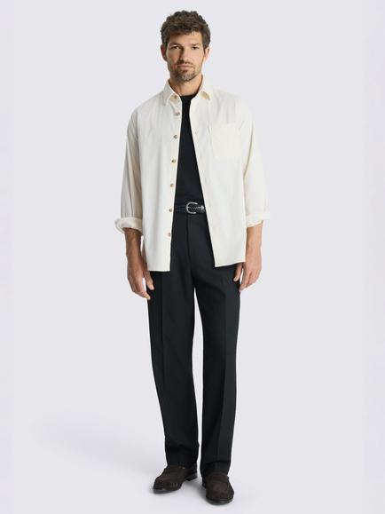Moss Corduroy Overshirt, Off White - view 2, Off White