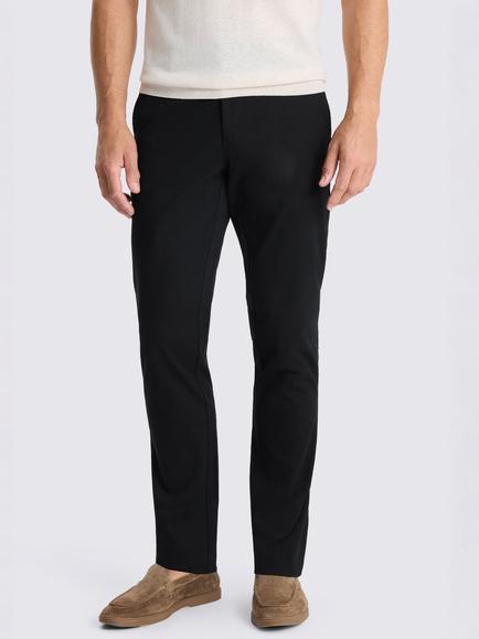 Moss Tailored Fit Cotton Blend Chinos, Black, Black
