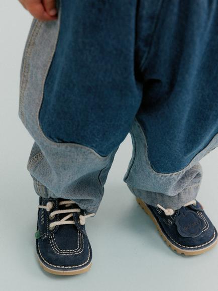 Claude & Co Kids' Emerson Wiggle Denim Jeans, Blue, Blue