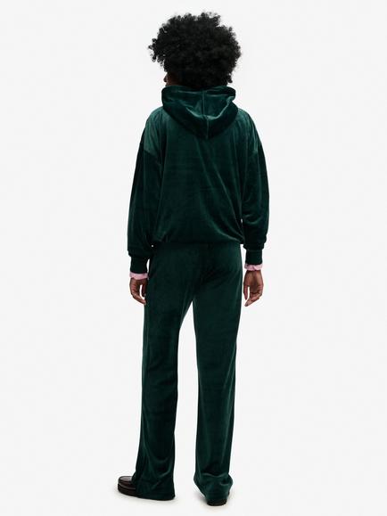 Superdry Country Club Velour Joggers, Dark Pine Green - view 2, Dark Pine Green