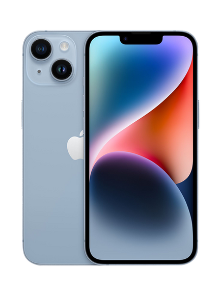 REFURBISHED Apple iPhone 14 Plus, iOS, 6.7", 5G, SIM Free, 256GB, Excellent, Blue