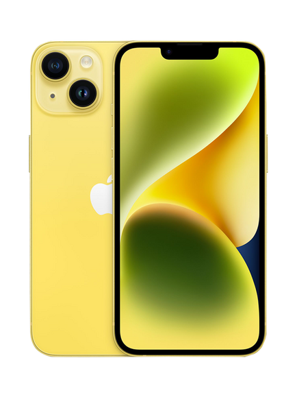 REFURBISHED Apple iPhone 14 Plus, iOS, 6.7", 5G, SIM Free, 512GB, Excellent, Yellow
