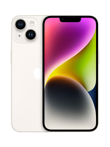 REFURBISHED Apple iPhone 14 Plus, iOS, 6.7", 5G, SIM Free, 512GB, Excellent, Starlight