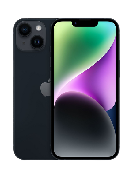 REFURBISHED Apple iPhone 14 Plus, iOS, 6.7", 5G, SIM Free, 128GB, Excellent, Midnight