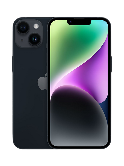REFURBISHED Apple iPhone 14 Plus, iOS, 6.7", 5G, SIM Free, 256GB, Excellent, Midnight