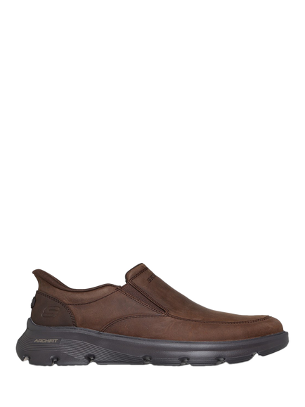 Skechers Hands Free Slip-ins Relaxed Fit Arch Fit Garza Umar Trainers, Cocoa, Cocoa