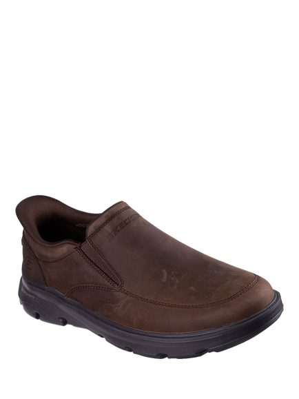 Skechers Hands Free Slip-ins Relaxed Fit Arch Fit Garza Umar Trainers, Cocoa - view 2, Cocoa