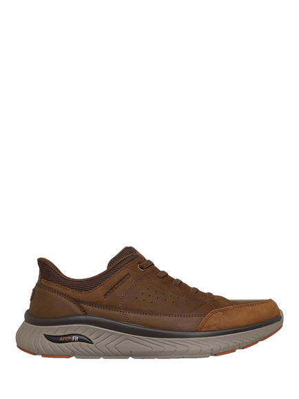 Skechers Hands Free Slip-ins Arch Fit Crosser Felix Trainers, Dark Brown, Dark Brown