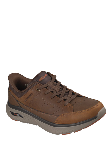 Skechers Hands Free Slip-ins Arch Fit Crosser Felix Trainers, Dark Brown - view 2, Dark Brown