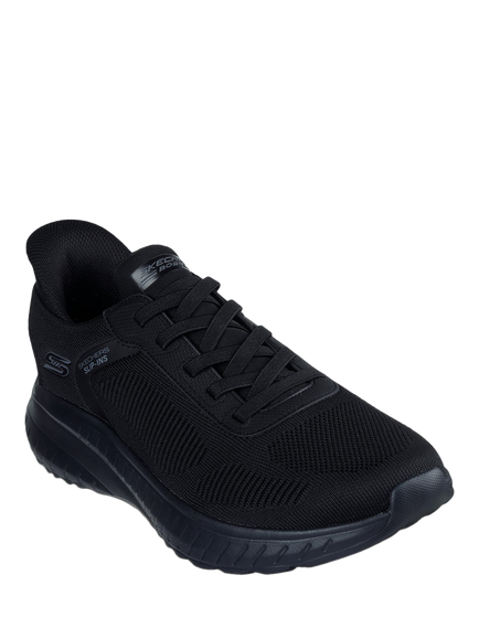 Skechers Hands Free Slip-ins BOBS Sport Squad Chaos Solid Step Trainers - view 2, Black