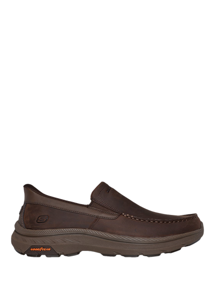 Skechers Hands Free Slip-ins Relaxed Fit Pollard Osgood Shoes, Cocoa, Cocoa