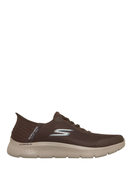 Skechers Hands Free Slip-ins GO WALK Flex Hands Up Trainers, Chocolate