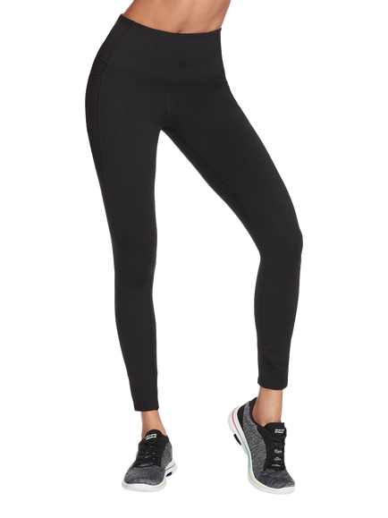 Skechers Gowalk Wear High Waisted Leggings, Black, Black