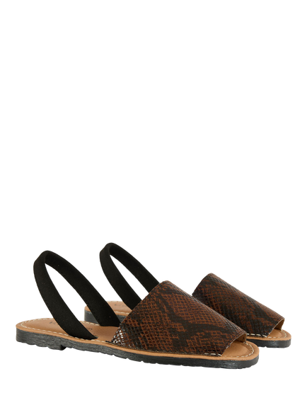 V.GAN Vegan Rambu Snake Print Menorcan Sandals, Multi - view 2, Multi