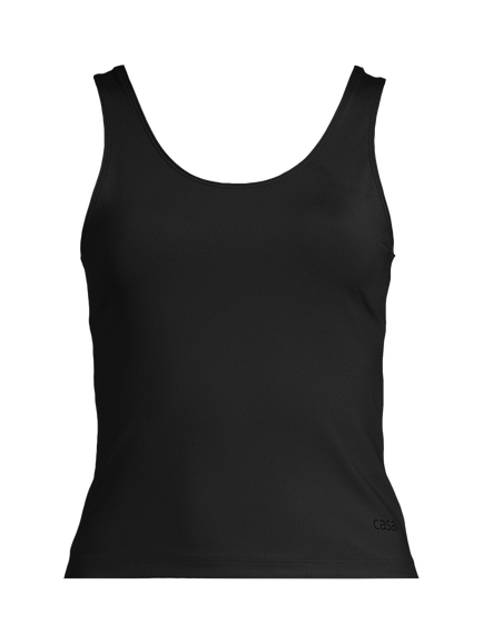 Casall Scoop Tank Top, Black, Black