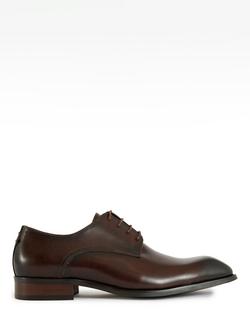 Simon Carter Agadir Leather Derby Shoes, Brown, Brown