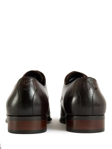 Simon Carter Agadir Leather Derby Shoes, Brown - view 2, Brown