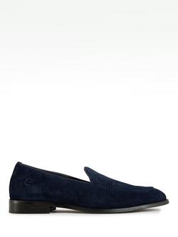 Simon Carter Fes Suede Loafers, Navy, Navy