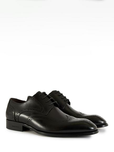 Simon Carter Safi Leather Brogues, Black - view 2, Black