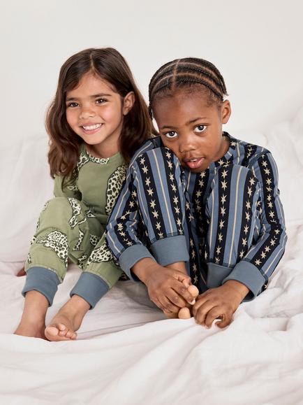 Chelsea Peers Kids' Long Sleeve Pyjama Set, Pack of 2, Multi, Multi