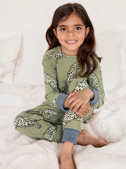 Chelsea Peers Kids' Long Sleeve Pyjama Set, Pack of 2, Multi - view 2, Multi