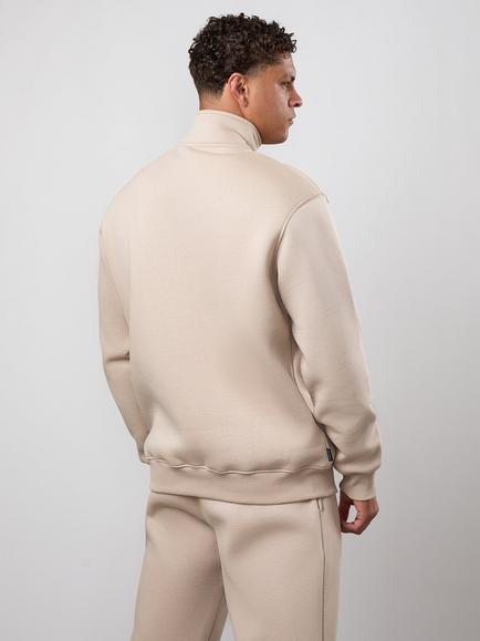 Gym King Quarter Zip Fleece Sweatshirt, Stoneware - view 2, Stoneware