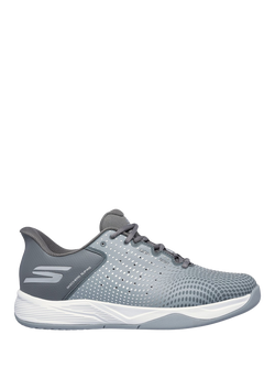 Skechers Viper Court Reload Trainers, Charcoal, Charcoal