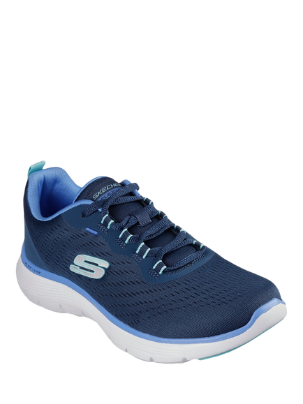 Skechers Flex Appeal 5.0 Trainers, Navy Blue - view 2, Navy Blue