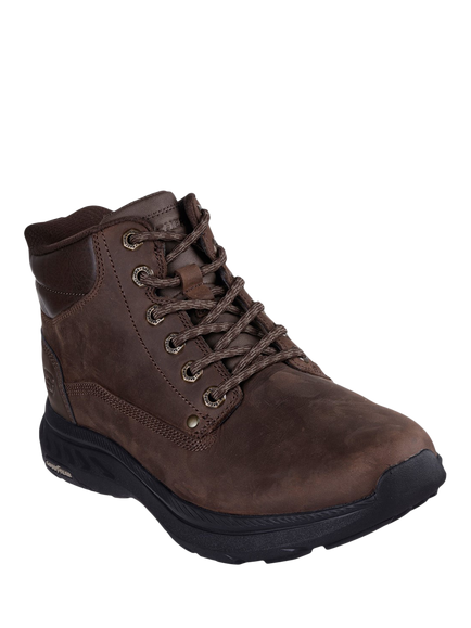 Skechers Hands Free Slip-ins Relaxed Fit Pollard Waylon Ankle Boots, Cocoa - view 2, Cocoa