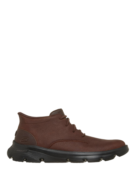 Skechers Relaxed Fit Slip-ins Garza Ridley Chukka Boots, Red Brown, Red Brown