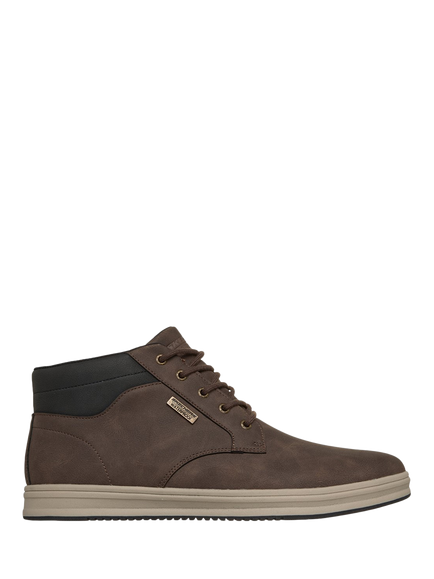 Skechers Palmiro Wallace Waterproof Ankle Boots, Chocolate, Chocolate