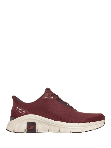 Skechers Flex Zayder Trainers, Burgundy