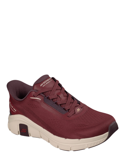 Skechers Flex Zayder Trainers - view 2, Burgundy