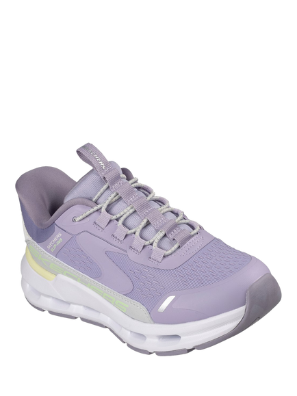 Skechers Kids' Glide-Step Vista Lane Bungee Lace Trainers - view 2, Purple