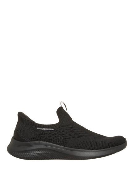 Skechers Ultra Flex 4.0 Dream Knit Shoes, Black, Black