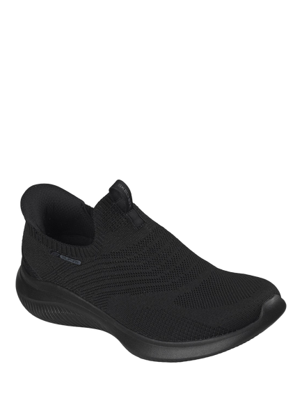 Skechers Ultra Flex 4.0 Dream Knit Shoes, Black - view 2, Black