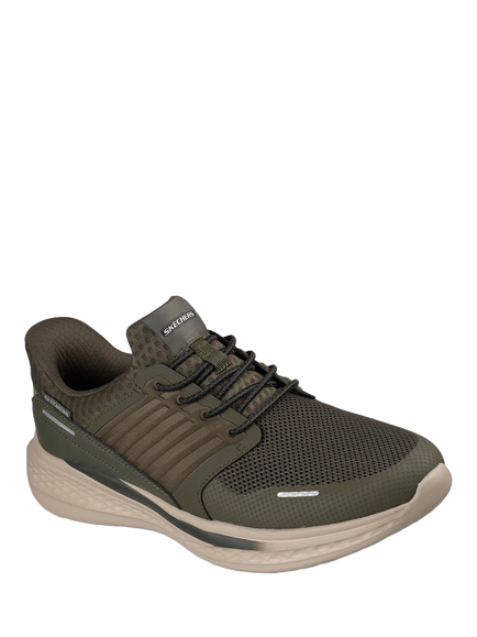 Skechers Slade Luther Trainers - view 2, Olive