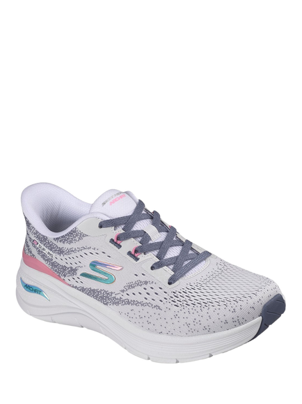 Skechers Hands Free Slip-ins Arch Fit 3.0 Trainers - view 2, Natural White