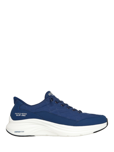 Skechers Hands Free Slip ins Contour Foam Cosy Fit Trainers, Blue, Blue