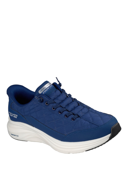 Skechers Hands Free Slip ins Contour Foam Cosy Fit Trainers, Blue - view 2, Blue