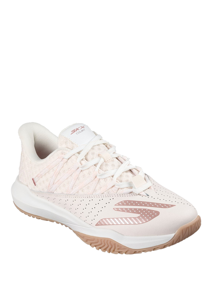 Skechers Relaxed Fit Viper Court Rally Trainers - view 2, Light Pink