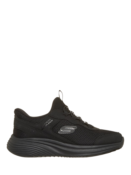 Skechers Kids' Slip-Ins Bounder Trainers, Navy, Black