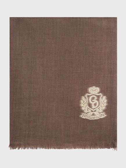 Gerard Darel Suzane Wool Scarf, Brown, Brown