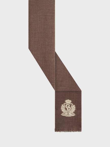 Gerard Darel Suzane Wool Scarf, Brown - view 2, Brown