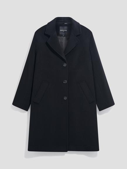 Gerard Darel Alia Wool Coat, Black, Black
